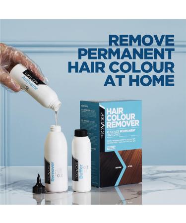 PROVOKE Hair Colour Remover Max Strength Removes Permanent Hair Dye For Multicoloured Hair Dye Removal Ammonia-free & Bleach-Free Formulation Standard Packaging - Buy Online on GoSupps.com