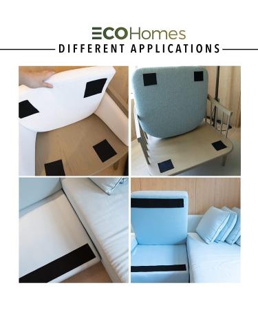 ECOHomes Couch Cushion Grip Tape 10.0 Feet - Heavy Duty Non Slip Hook and Loop Tape | Prevent Sofa and Mattress Cushions from Sliding - Buy Online on GoSupps.com