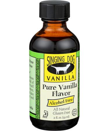 Singing Dog Vanilla Alcohol-Free Pure Vanilla Flavor 2 Fl Oz Bottle - Pack of 1 - Buy Online on GoSupps.com