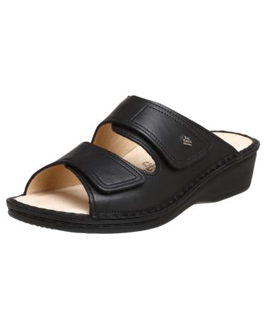 Finn Comfort Women's Jamaika Sandal 5-5.5 Black Nappa
