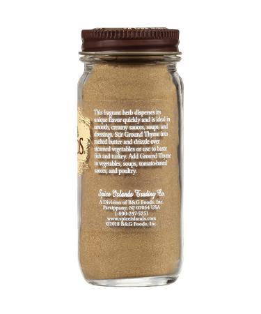 Spice Islands Ground Thyme 1.4 oz - Premium Quality Thyme for Culinary Delights - Buy Online on GoSupps.com