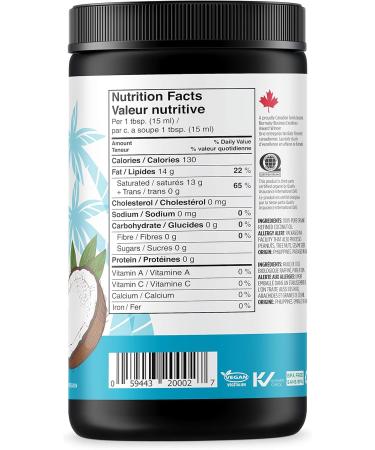 Everland Coconut Oil 1L(1000ml) 1 liter - Buy Online on GoSupps.com