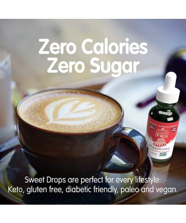 SweetLeaf Liquid Stevia Sweet Drops - Peppermint Sweetener 2 fl oz | Natural Sugar Alternative - Buy Online on GoSupps.com