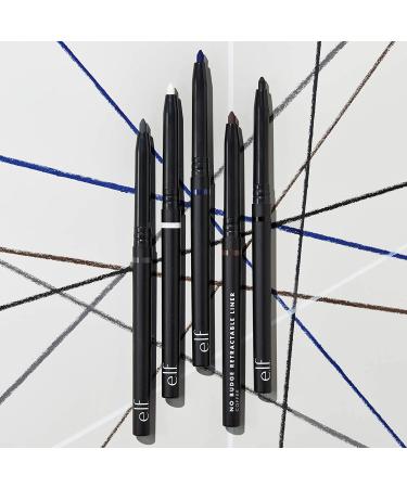 Waterproof Retractable Eyeliner | E.L.F. No Budge Charcoal 0.006 oz - Buy Online on GoSupps.com