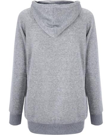 Women's Long Sleeve Cat & Dog Hoodie Sweater with Big Bag & Zipper - Warm Sweatshirt for Animal Lovers | XXL Available - Buy Online on GoSupps.com