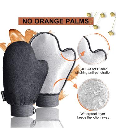 Evridwear Self Tanning Mitt Applicator Kit - Exfoliating Glove for Streak-Free Tan - Buy Online on GoSupps.com
