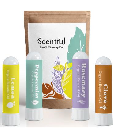 SCENTFUL Smell Training Kit for Loss of Smell Smell Retraining Therapy Restore Sense of Smell and Taste Made in the USA with Organic Essential Oils