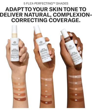 Odacite SPF50 Flex-Perfecting Mineral Drops Tinted Sunscreen 30ml Three - Buy Online on GoSupps.com