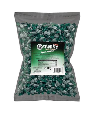 Akellas MINI MONK'S BALSAMIC CANDIES MINT LIQUORICE 1KG BALSAMIC CANDIES
