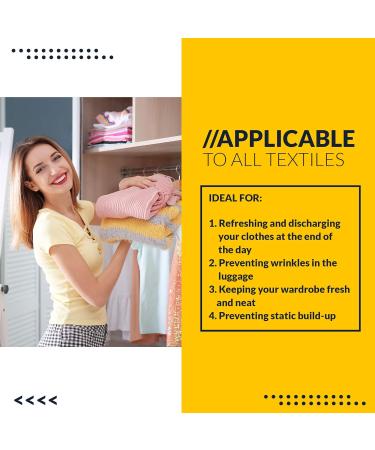 Staticex Anti Static Spray for Clothes - Ideal Anti-Static Spray Serving As A Wrinkle Release Spray & Crease Release Spray for Clothes Effective Fabric Refresher Spray & Odour Remover 250ml - Buy Online on GoSupps.com