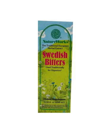 Nature's Way Nature Works Swedish Bitters Traditional European Herbal Extract Used for Digestion 3.38 fl. Ounce 3.38 FL OZ - Buy Online on GoSupps.com