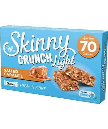 Skinny Crunch Light Salted Caramel 10 x 5 x 19g - Buy Online on GoSupps.com