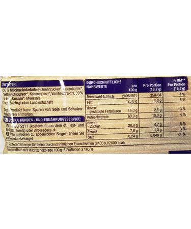 Edeka Organic Chocolate Rice Cakes - Pack of 12 (12 x 100g) | Buy Internationally - Buy Online on GoSupps.com