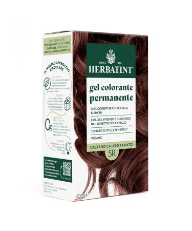 Herbatint Herbatint Permanent Hair Color Gel 5R Light Copper Brown - 170 ml | Ammonia-Free 100% Gray Coverage | For Sensitive Skin with 8 Natural Organic Extracts