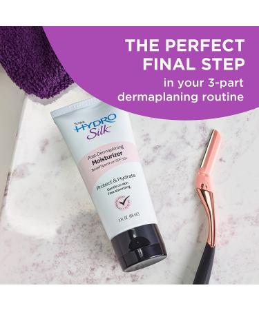 Schick Hydro Silk Post-Dermaplaning Moisturizer SPF 50+ | Travel Size Face Lotion for Women | 3oz Moisturizer with Sunscreen - Buy Online on GoSupps.com