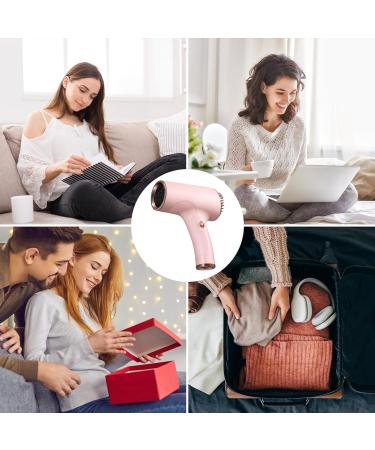 Ionic Hair Dryer | Lightweight Ionic Travel Dryer Blow | USB 500W Drying Faster with Less Frizz Lightweight Compact Hairdryer for Women and Men - Buy Online on GoSupps.com