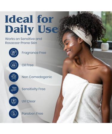 Clear Choice Sport Shield SPF 45 Mineral Sunscreen & Moisturizer | Non-Greasy Broad-Spectrum Face & Body SPF | Micronized Zinc Oxide | No White Cast | Dermatologist Recommended 60 ml / 2 oz - Buy Online on GoSupps.com