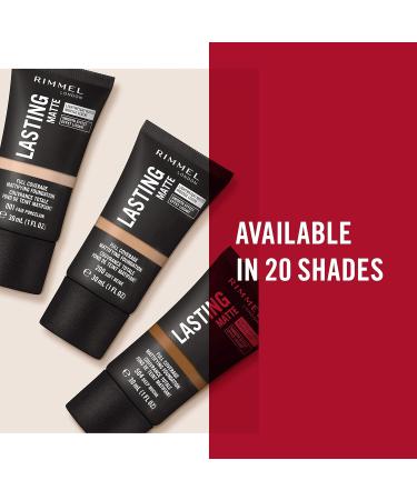 Rimmel Lasting Matte Full Coverage Foundation 201 Classic Beige 30ml - Lightweight Formula - Buy Online on GoSupps.com