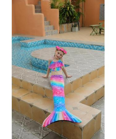 Shepretty Mermaid Tail for Kids - Swim with Mermaid Fin 3-M9 130 | Perfect for Pool & Beach Fun - Buy Online on GoSupps.com