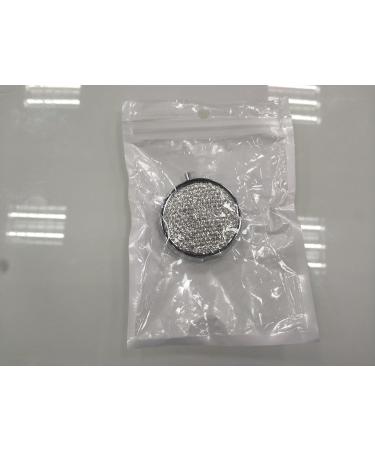 Shop SIBBA Portable Pill Organizer | Multifunctional Moisture-resistant Travel Box | Cute Metal Vitamin Case in Silver Crystal Color - Buy Online on GoSupps.com