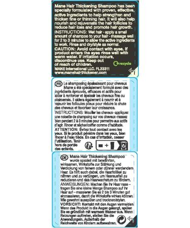  MANE Mane 100ml thickening shampoo and 100ml Seal and Control (dark brown) - Buy Online on GoSupps.com