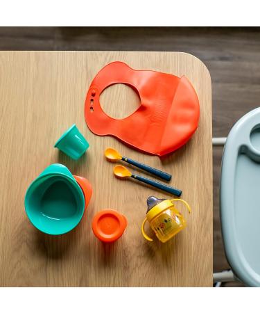 Tommee Tippee Weaning Starter Kit | Toddler Feeding Set with Bowls, Spoons, Bib, Sippy Cup, Storage Pots | 100% Leak-proof | 4m+ | 8 Count - Buy Online on GoSupps.com