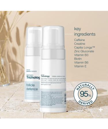 Stemgro Trichology Hair Regrowth Treatment for Men - Follicle Defence Foam 100ml - Hair Loss Treatment for Men with Thinning & Receding Hair - 97% Natural Regrowth Hair Care - Clinically Proven - Buy Online on GoSupps.com