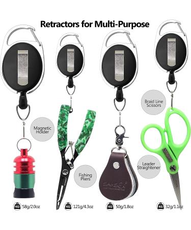 SAMSFX Aluminum Fishing Pliers Saltwater with Non-Slip Rubber Grip Handles and Tungsten Carbide Cutters - Blue Handle Pliers + Quick Knot Tool - Buy Online on GoSupps.com