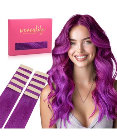 If -salt tape extensions real hair lila 10pcs tape in extensions real hair 30g 50cm invisible hair extension real hair invisible smooth real hair extensions tape highlight for girls 50cm 30g 10pcs #lila