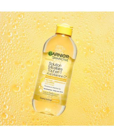 Garnier - Radiance Routine Set 3 Products - Enriched with Vitamin C - For Dull Skin - Face Cream Serum (50 ml) Hydrating Tissue Mask All-in-1 Micellar Water (400 ml) - Buy Online on GoSupps.com