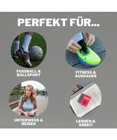 Buy Guming 40x Energy Chewing Gum | 60mg Caffeine | Sugar-Free Vegan Gum - Mint Cherry Berry Flavors (40 Pieces) - Buy Online on GoSupps.com