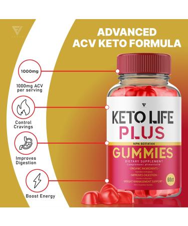 (2 Pack) Keto Life ACV Gummies KetoLife Advanced Strength Apple Cider Vinegar Ultimate Health Supplement Gummy Compl ment Alimentaire Ultime pour la Sant KetoLife Advanced Strength (120 Gummies) - Buy Online on GoSupps.com