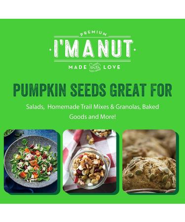 Raw Pumpkin Seeds (Papitas) 32 oz (2 lb) - Non-GMO | Preservative-Free | Resealable Bag | Premium Grade - Buy Online on GoSupps.com