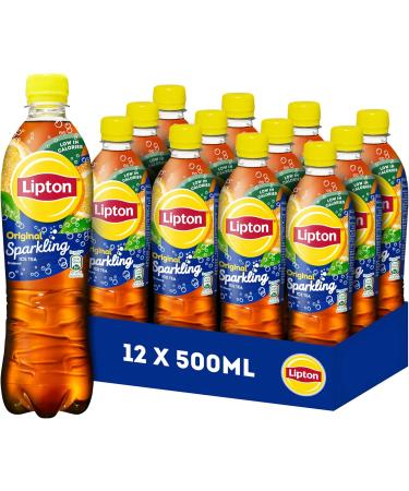 Unilever Lipton Original Ice Tea Sparkling a wonderfully refreshing ice tea 12 x 500 ml Value pack - Buy Online on GoSupps.com