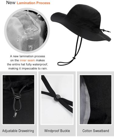 UPF 50+ Waterproof Bucket Sun Hat for Women | Packable Adventure Safari Hat - Buy Online on GoSupps.com