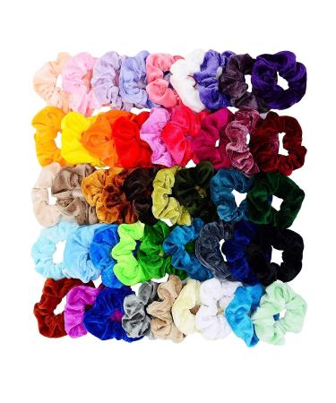 20 Pieces Hair Ties Velvet Hair Scrunchies Rubber Bands Colorful Elastic Hair Bands for Girls Women Hair Accessories - Buy Online on GoSupps.com