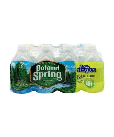 Poland Spring Half Pint Natural Spring Water 12 pk - 27.6 lbs | Refreshing and Convenient Hydration - Buy Online on GoSupps.com