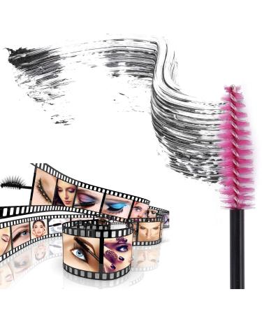 Tbestmax 100 Disposable Eyelash Brush Mascara Wands Spoolies - Red 04 | Eyelash Extension & Eyebrow Tool - Buy Online on GoSupps.com