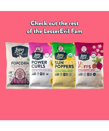 LesserEvil Himalayan Pink Salt Organic Paleo Puffs 5 oz (Pack of 3) - Grain-Free, Vegan, Minimally Processed - Buy Online on GoSupps.com