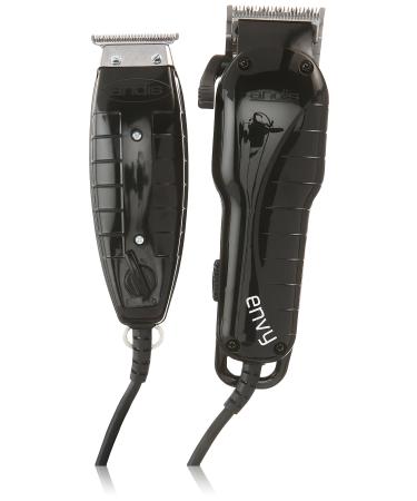 Andis Stylist Combo Envy Clipper + T-Outliner Trimmer Black Combo Haircut Kit 66280