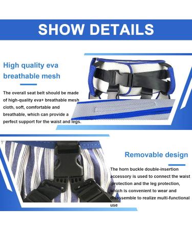 Gait Belt with Handles Multifunctional Nursing Belt - with Leg Loops Nursing Safety Assist Device Aide Transfer Sling for Seniors Handicap Bariatrics - Buy Online on GoSupps.com