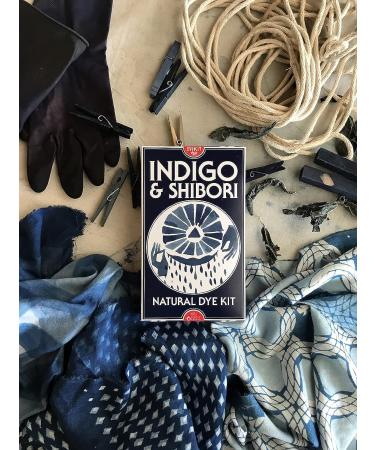 Indigo & Shibori Natural Dye Kit - Create Stunning Hand-Dyed Fabrics at Home - Buy Online on GoSupps.com