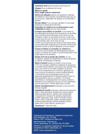 PanOxyl Creamy Acne Wash - 4% Benzoyl Peroxide - Buy Online on GoSupps.com