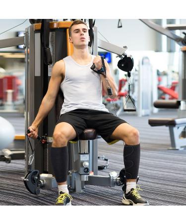 Chivao 2 Pairs Calf Support Brace for Shin Splint Compression - Pain Relief for Men and Women (Blue/Black) - Buy Online on GoSupps.com