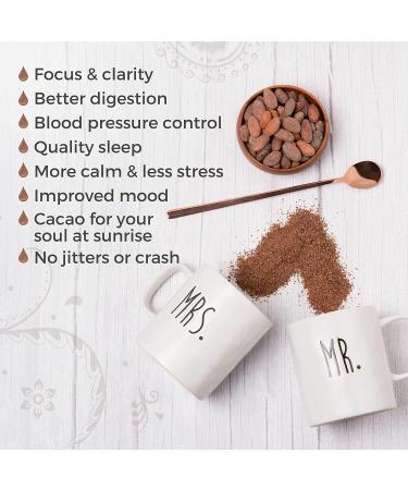 Choffy Brewed Cacao Coffee Alternative Substitute - 10 Oz Nigeria Dark Roast Flavor | Caffeine-Free Rich Chocolate Drink for Dark Chocolate Lovers - Nutrient-Rich Mood & Energy Booster | 10 Ounce Pack - Buy Online on GoSupps.com