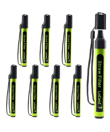 8 Pack Water Filter Straw - Portable Personal Filtration Device for Emergency Kits, Outdoor Activities, Hiking, Camping, Travel - Survival Backpacking Essential - Buy Online on GoSupps.com