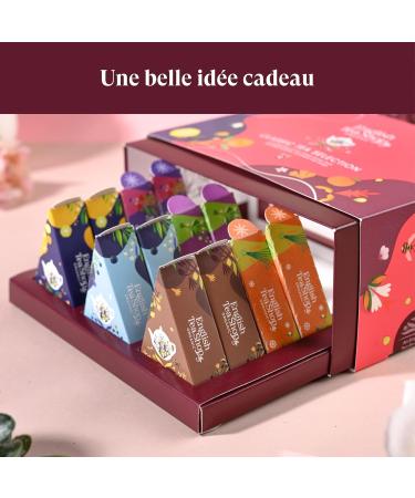 English Tea Shop - Organic teas gift set - Assortment of 6 teas to gift in a gift box of 12 teas - Women's gift box Selection - Buy Online on GoSupps.com