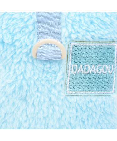 Smalllee Lucky Store Sherpa Fleece Sweater Vest for Small Dogs & Cats | Warm Turtleneck Sweatshirt for Autumn & Winter | D-Ring Design for Yorkies & Chihuahuas | Size XL Blue - Buy Online on GoSupps.com