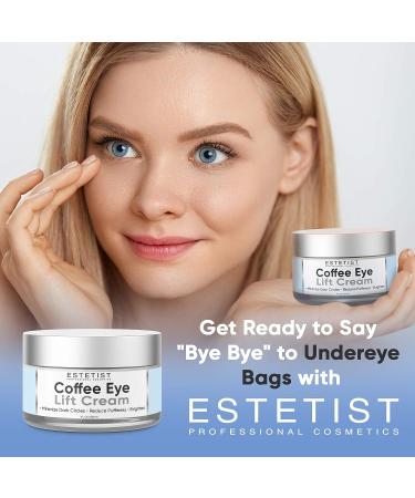 Caffeine Infused Coffee Eye Lift Cream - Reduce Puffiness & Dark Circles - Anti-Aging Treatment - Buy Online on GoSupps.com