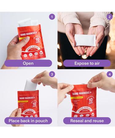 BRAMBLE Reusable Hand Warmers - 8 Hours of Warmth | Pocket Heat Pads for Golf Hiking & Sports - 10 Days of Comfort - Buy Online on GoSupps.com